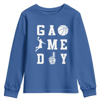 Game Day Basketball Youth Sweatshirt Basketball Mom Sports Fan - Wonder Print Shop