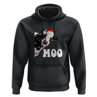Christmas Cow Hoodie Funny Cow Lover Xmas Gift Farm