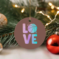 Basketball Lovers Ceramic Ornament Basketball Mom Sports Fan - Wonder Print Shop