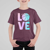 Basketball Lovers T Shirt For Kid Basketball Mom Sports Fan - Wonder Print Shop