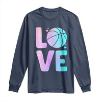 Basketball Lovers Long Sleeve Shirt Basketball Mom Sports Fan - Wonder Print Shop