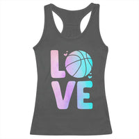 Basketball Lovers Racerback Tank Top Basketball Mom Sports Fan - Wonder Print Shop