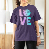 Basketball Lovers T Shirt For Women Basketball Mom Sports Fan - Wonder Print Shop