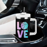 Basketball Lovers Tumbler With Handle Basketball Mom Sports Fan - Wonder Print Shop