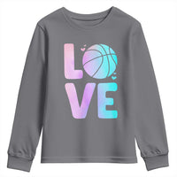 Basketball Lovers Youth Sweatshirt Basketball Mom Sports Fan - Wonder Print Shop