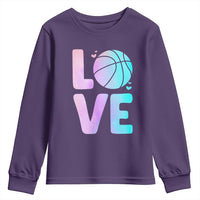Basketball Lovers Youth Sweatshirt Basketball Mom Sports Fan - Wonder Print Shop
