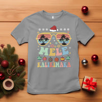 Santa Claus Sunglasses Beach Christmas In Hawaii Family Vacation T Shirt Mele Kalikimaka - Wonder Print Shop