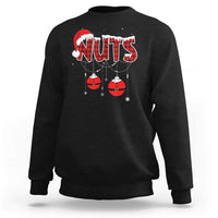 Christmas Couples Sweatshirt Chest Nuts Couples Funny Matching Chestnuts - Wonder Print Shop