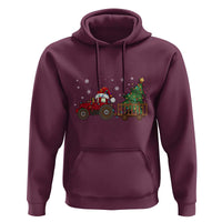 Tractor Christmas Hoodie Tree Lights Farmer Xmas Gift for Tractor Drivers