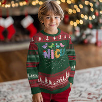 NICU Nurse Christmas Ugly Christmas Sweater Xmas Light Neonatal Intensive Care Unit Nurse Appreciation Gift Dinosaur - Wonder Print Shop