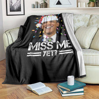 Funny Christmas Obama Throw Blanket Funny Santa Xmas Light - Wonder Print Shop