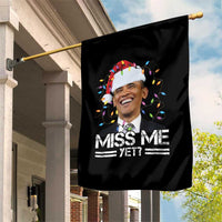 Funny Christmas Obama Garden Flag Funny Santa Xmas Light - Wonder Print Shop