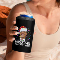 Funny Christmas Obama 4 in 1 Can Cooler Tumbler Funny Santa Xmas Light - Wonder Print Shop