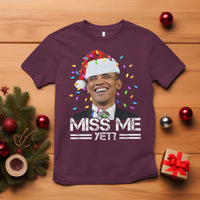 Funny Christmas Obama T Shirt Funny Santa Xmas Light - Wonder Print Shop