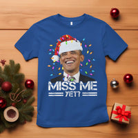 Funny Christmas Obama T Shirt Funny Santa Xmas Light - Wonder Print Shop