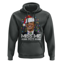 Funny Christmas Obama Hoodie Funny Santa Xmas Light - Wonder Print Shop