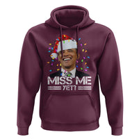 Funny Christmas Obama Hoodie Funny Santa Xmas Light - Wonder Print Shop