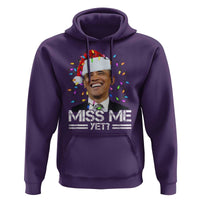 Funny Christmas Obama Hoodie Funny Santa Xmas Light - Wonder Print Shop