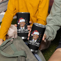 Funny Christmas Obama Tumbler Cup Funny Santa Xmas Light - Wonder Print Shop