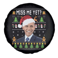 Funny Obama Ugly Xmas Spare Tire Cover Miss Me Yet Pajamas Ugly - Wonder Print Shop