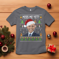 Funny Obama Ugly Xmas T Shirt Miss Me Yet Pajamas Ugly - Wonder Print Shop