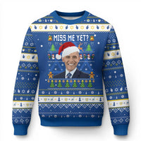 Funny Obama Ugly Xmas Hanukkah Ugly Sweater Miss Me Yet Pajamas Ugly - Wonder Print Shop