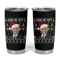 Funny Obama Ugly Xmas Tumbler Cup Miss Me Yet Pajamas Ugly - Wonder Print Shop