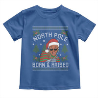 Funny Ugly Christmas Toddler T Shirt Fresh North Pole Born Raised Prince - Wonder Print Shop