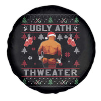 Funny Christmas Spare Tire Cover Merry Chrithmith Ugly Ath Thweater Tyson - Wonder Print Shop