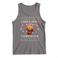 Funny Christmas Tank Top Merry Chrithmith Ugly Ath Thweater Tyson - Wonder Print Shop