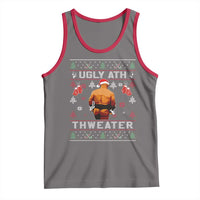 Funny Christmas Tank Top Merry Chrithmith Ugly Ath Thweater Tyson - Wonder Print Shop