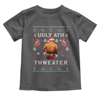 Funny Christmas Toddler T Shirt Merry Chrithmith Ugly Ath Thweater Tyson - Wonder Print Shop