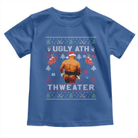 Funny Christmas Toddler T Shirt Merry Chrithmith Ugly Ath Thweater Tyson - Wonder Print Shop
