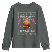 Funny Christmas Youth Sweatshirt Merry Chrithmith Ugly Ath Thweater Tyson - Wonder Print Shop