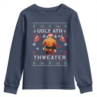 Funny Christmas Youth Sweatshirt Merry Chrithmith Ugly Ath Thweater Tyson - Wonder Print Shop