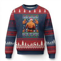 Merry Chrithmith Kith My Ath Funny Ugly Xmas Ugly Christmas Sweater - Wonder Print Shop