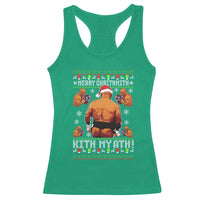 Merry Chrithmith Kith My Ath Funny Ugly Christmas Racerback Tank Top - Wonder Print Shop