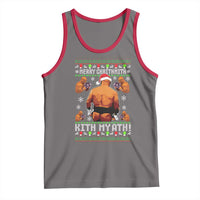 Merry Chrithmith Kith My Ath Funny Ugly Christmas Tank Top - Wonder Print Shop