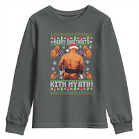 Merry Chrithmith Kith My Ath Funny Ugly Christmas Youth Sweatshirt - Wonder Print Shop