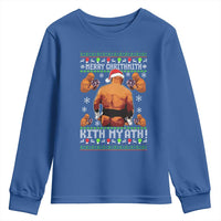 Merry Chrithmith Kith My Ath Funny Ugly Christmas Youth Sweatshirt - Wonder Print Shop