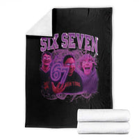 Funny Six Seven 6 7 Meme Throw Blanket The Mason 67 Kid Bootleg Gen Alpha Slang - Wonder Print Shop