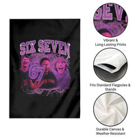 Funny Six Seven 6 7 Meme Garden Flag The Mason 67 Kid Bootleg Gen Alpha Slang - Wonder Print Shop