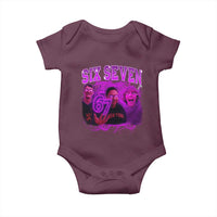 Funny Six Seven 6 7 Meme Baby Onesie The Mason 67 Kid Bootleg Gen Alpha Slang - Wonder Print Shop