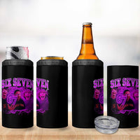 Funny Six Seven 6 7 Meme 4 in 1 Can Cooler Tumbler The Mason 67 Kid Bootleg Gen Alpha Slang - Wonder Print Shop