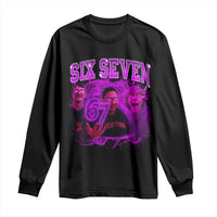 Funny Six Seven 6 7 Meme Long Sleeve Shirt The Mason 67 Kid Bootleg Gen Alpha Slang - Wonder Print Shop