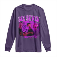 Funny Six Seven 6 7 Meme Long Sleeve Shirt The Mason 67 Kid Bootleg Gen Alpha Slang - Wonder Print Shop