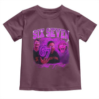 Funny Six Seven 6 7 Meme Toddler T Shirt The Mason 67 Kid Bootleg Gen Alpha Slang - Wonder Print Shop