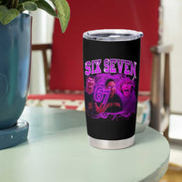 Funny Six Seven 6 7 Meme Tumbler Cup The Mason 67 Kid Bootleg Gen Alpha Slang - Wonder Print Shop