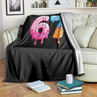 67 Ice Cream Drip Meme Throw Blanket Funny Six Seven Gen Alpha Slang - Wonder Print Shop