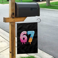 67 Ice Cream Drip Meme Garden Flag Funny Six Seven Gen Alpha Slang - Wonder Print Shop
